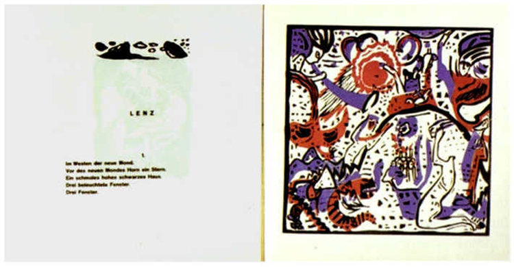 Double Spread From Kandinsky'S Book Sounds 2